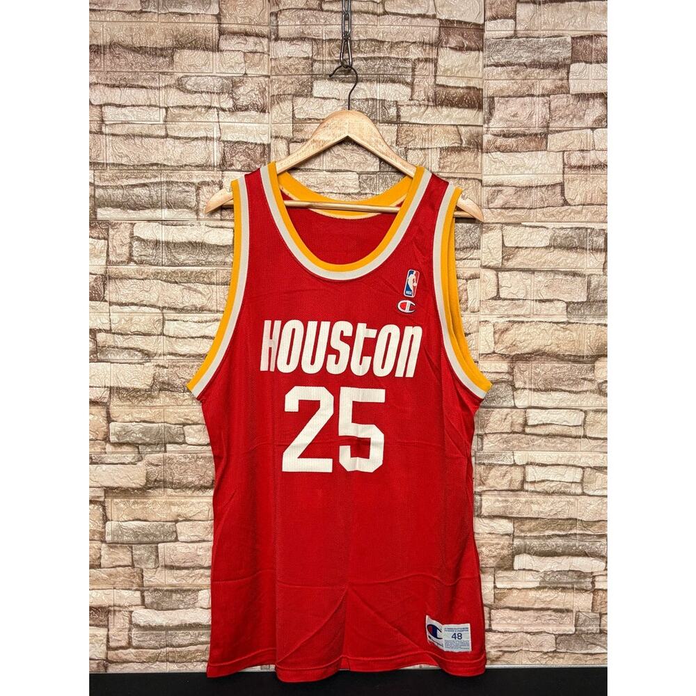 vintage Champion jersey 90s Houston Rockets Robert Horry #25 Sz X Large